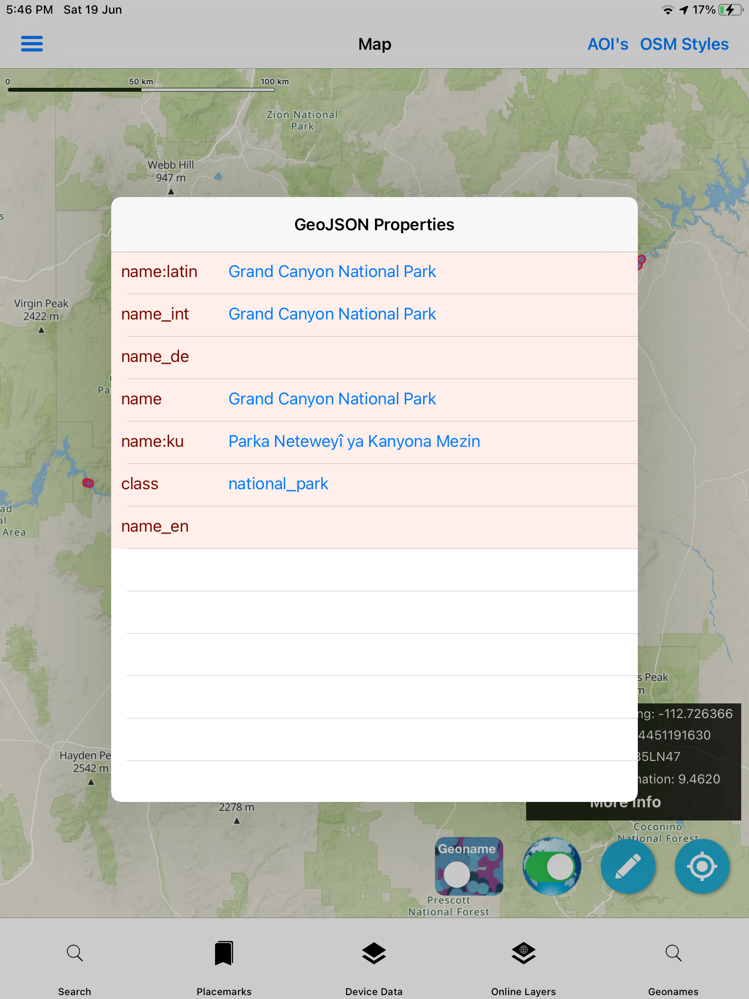 Map tools