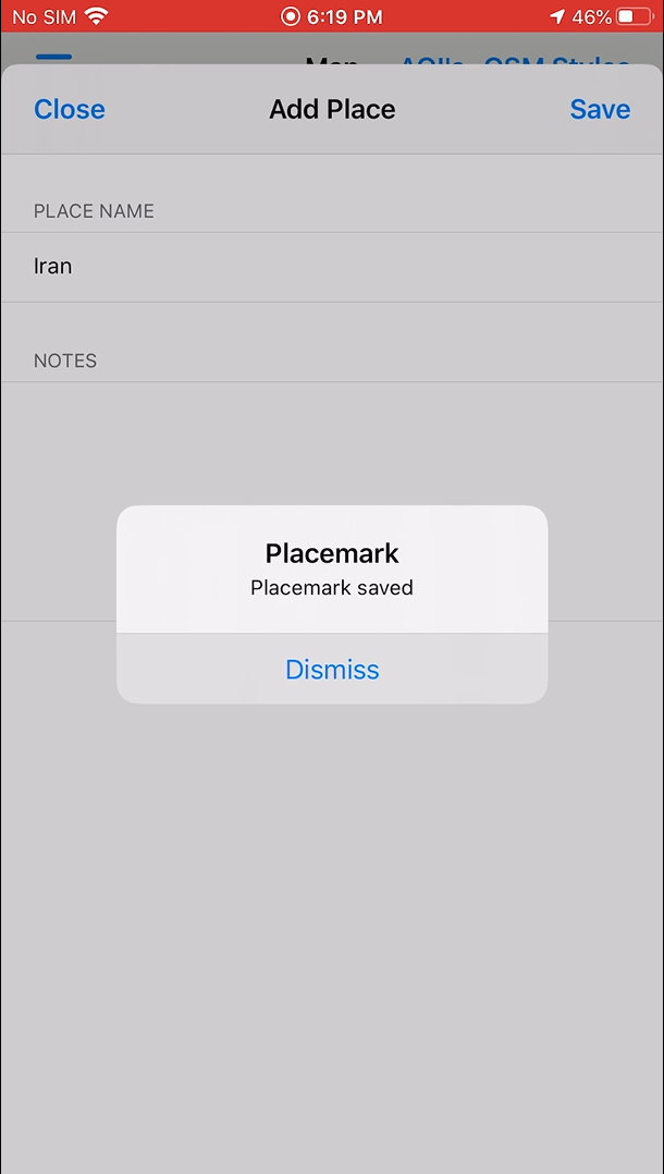 Placemarks