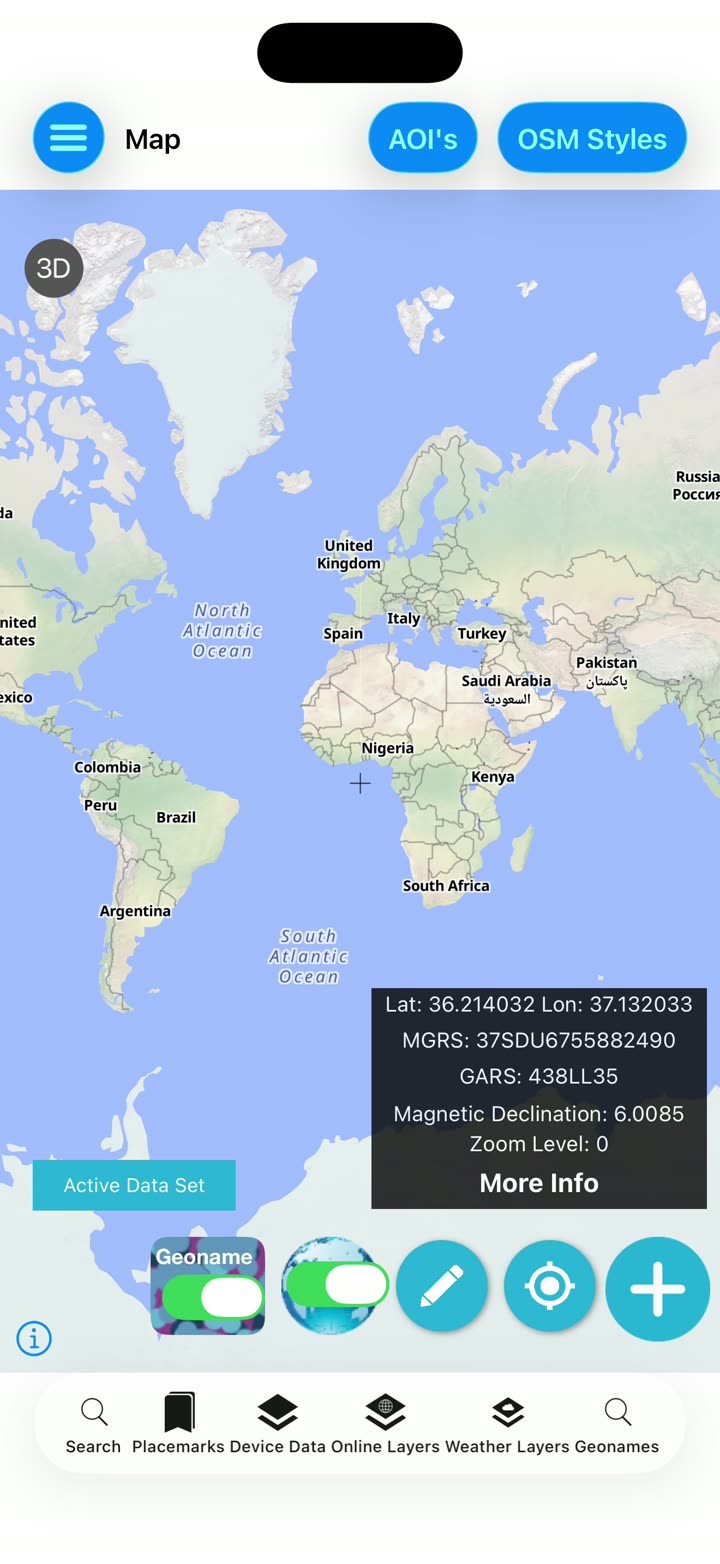 CoT map overlay