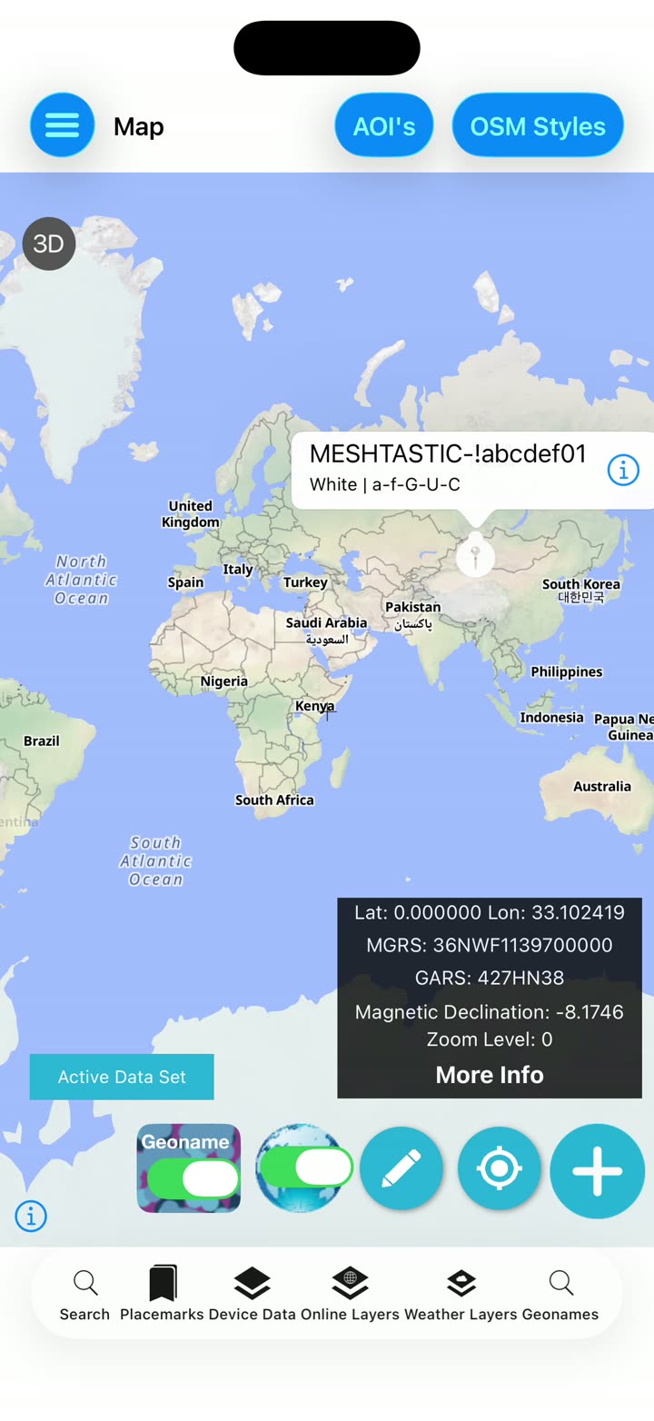Meshtastic positioning