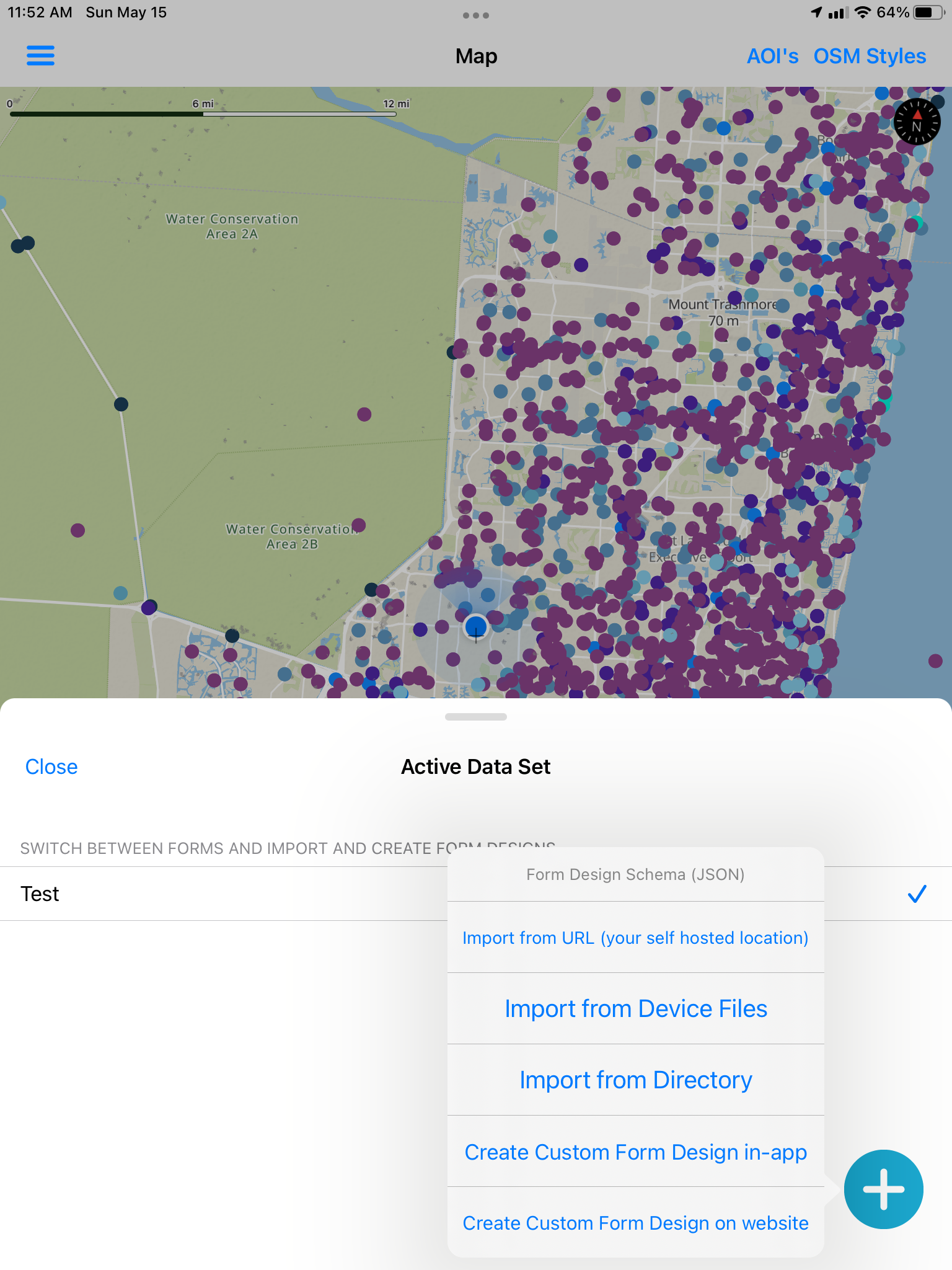 Active Data Set — import and create form designs