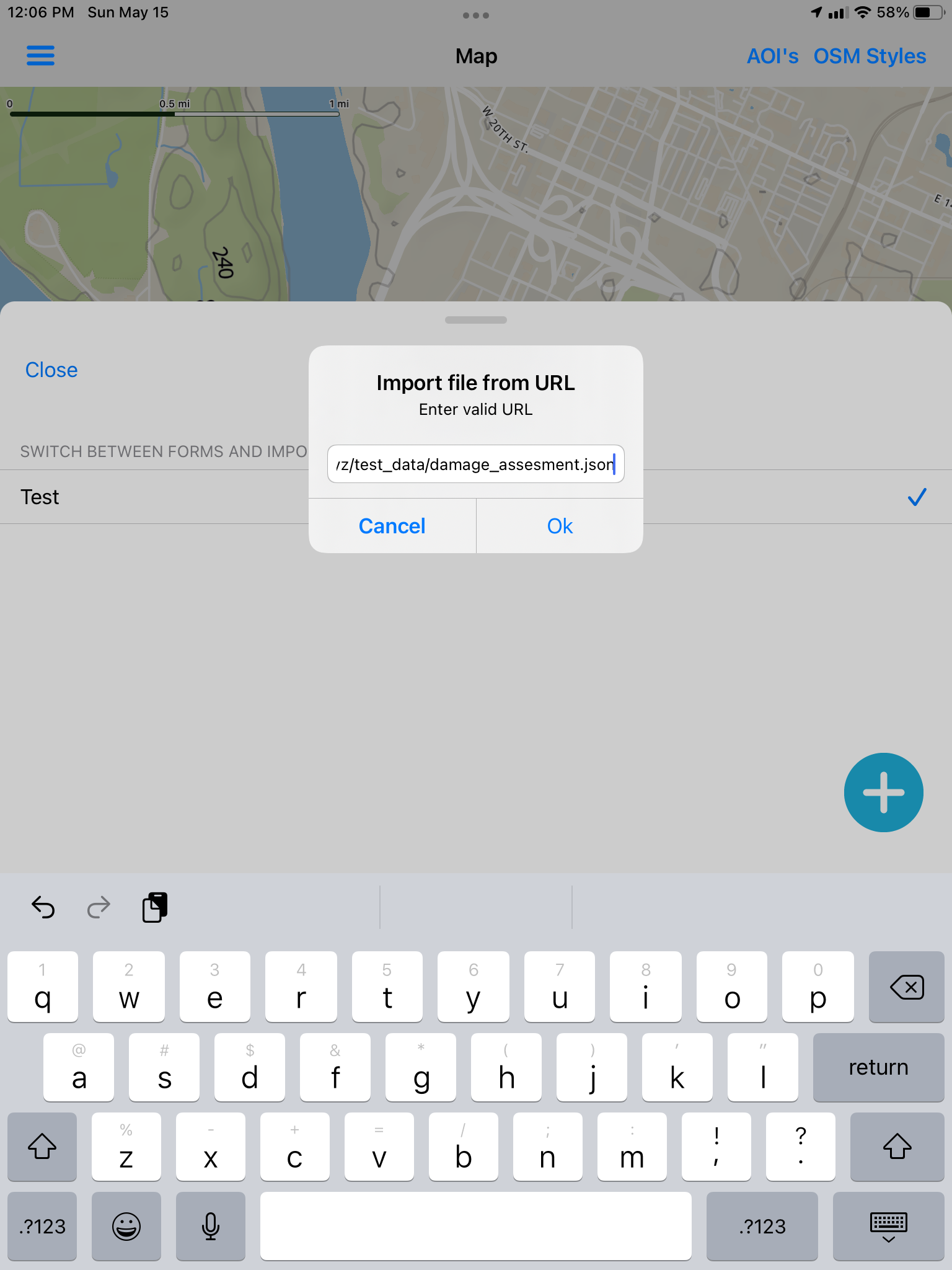 Import form schema from URL