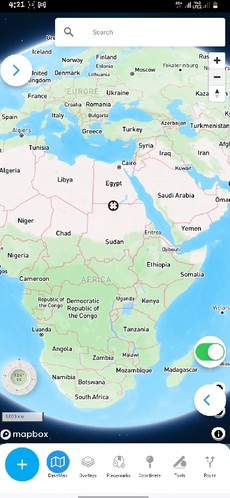 GeoNames map search UI